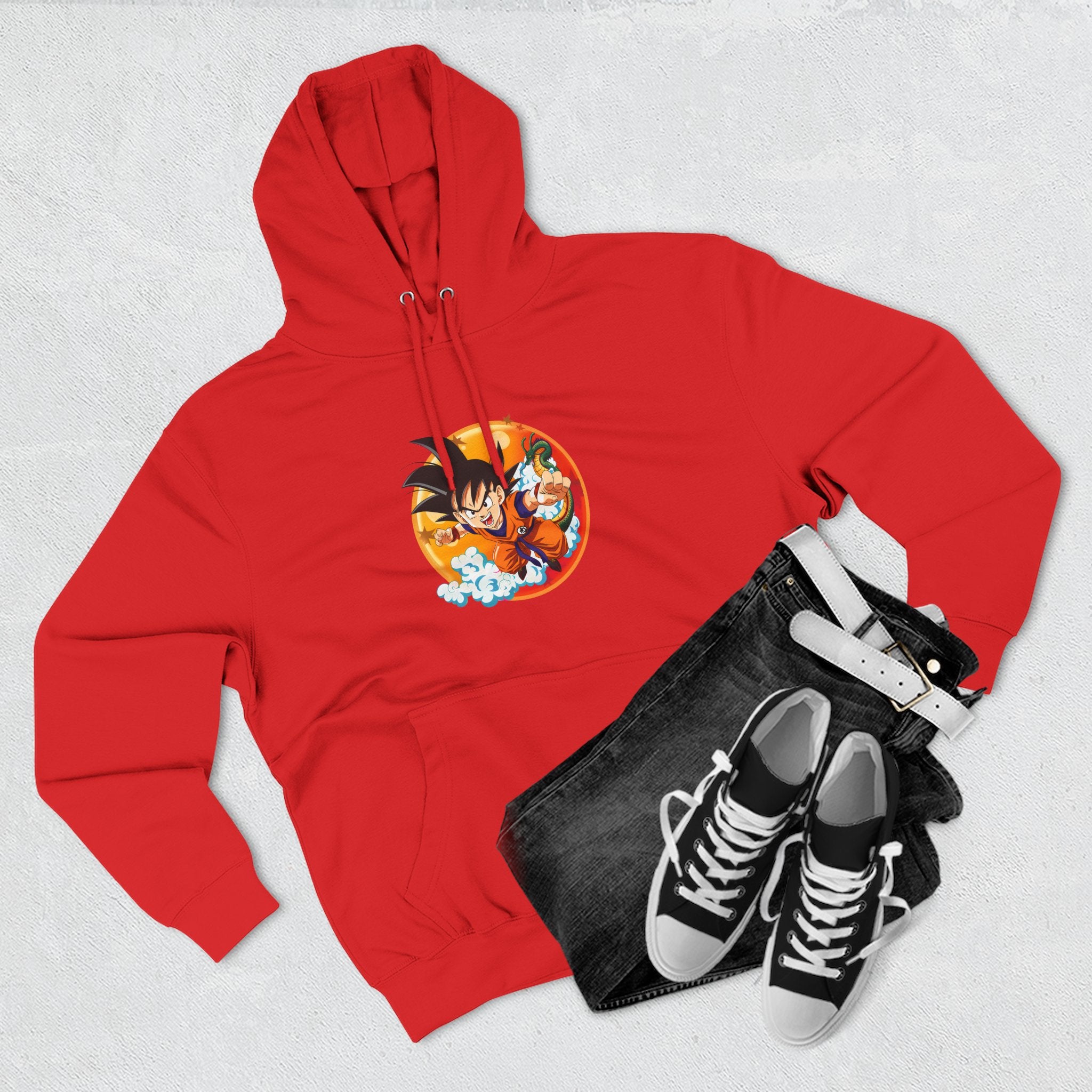 Fleece Hoodie Dragon Ball Son Goku Design