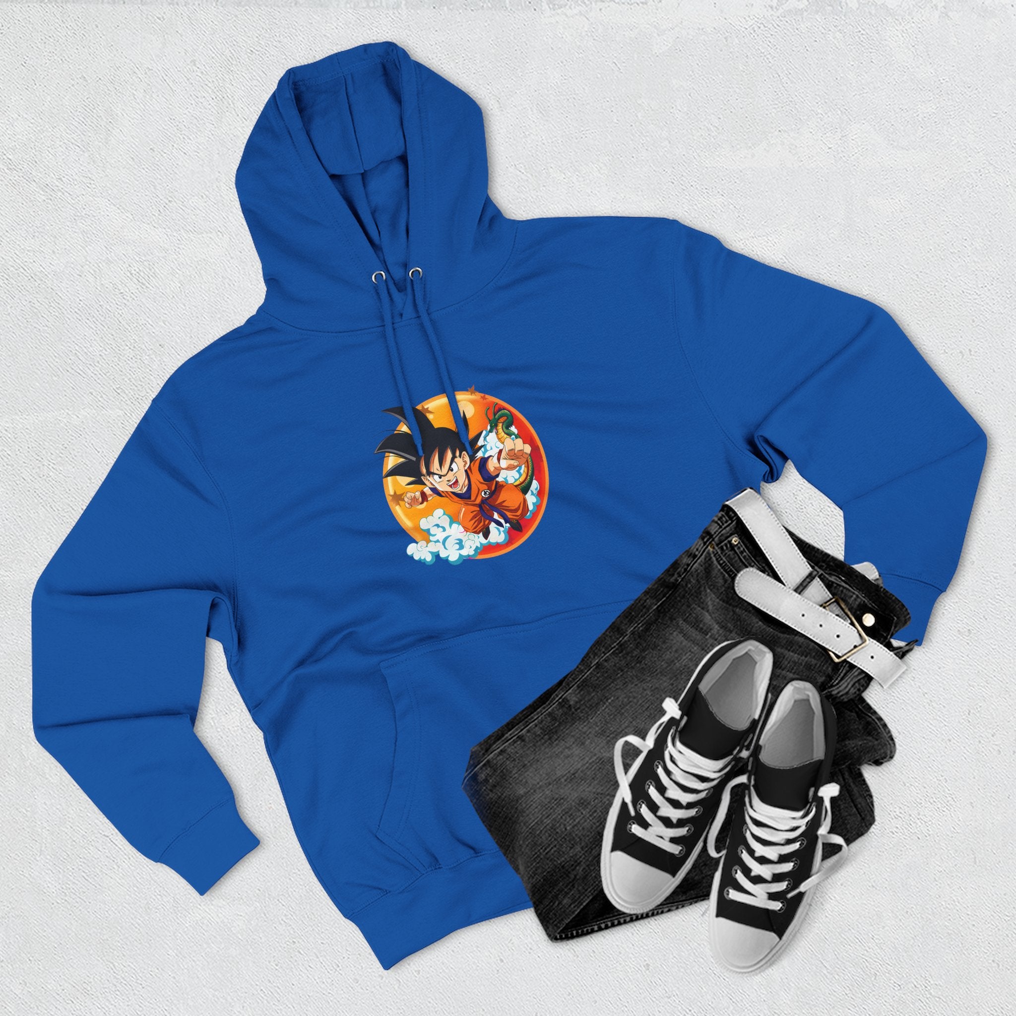 Fleece Hoodie Dragon Ball Son Goku Design