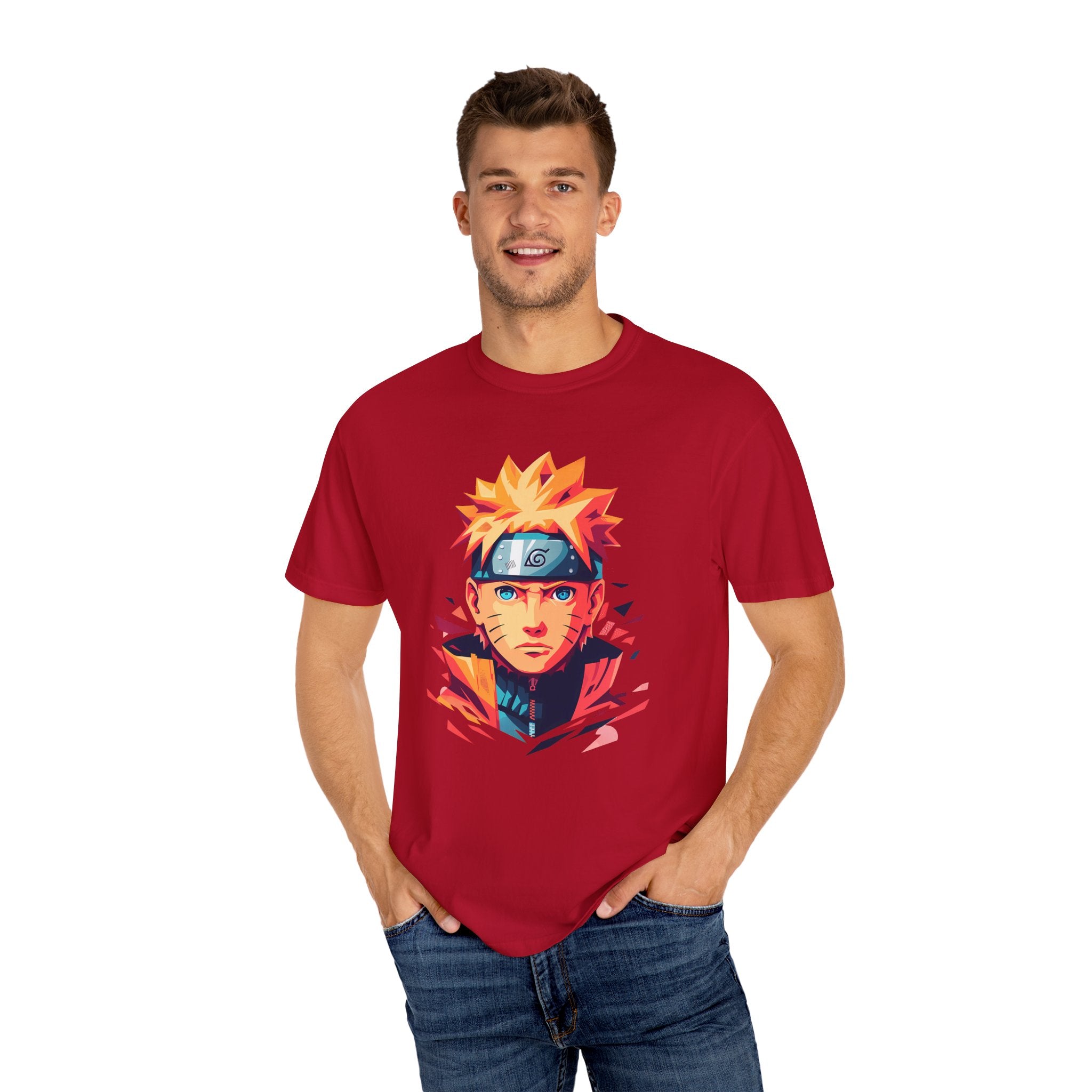 Naruto Inspired Unisex T-Shirt, Casual Wear, Anime Merchandise, Gift for Fans, Summer Style, Comfortable Tee