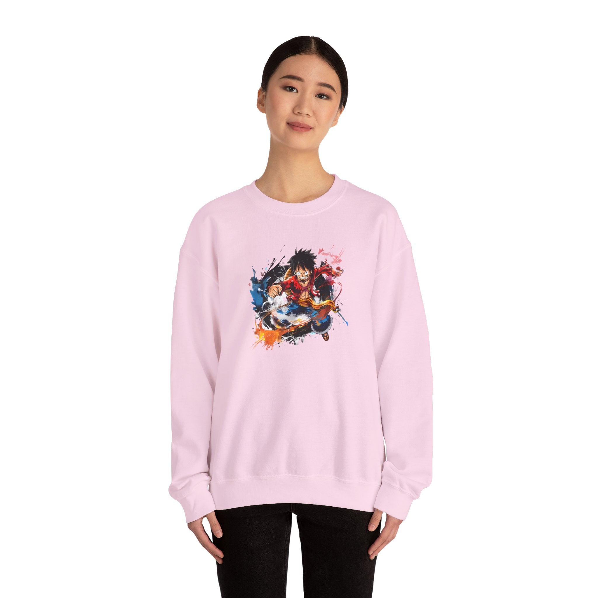 Anime Crewneck Sweatshirt - Cool One Piece Design