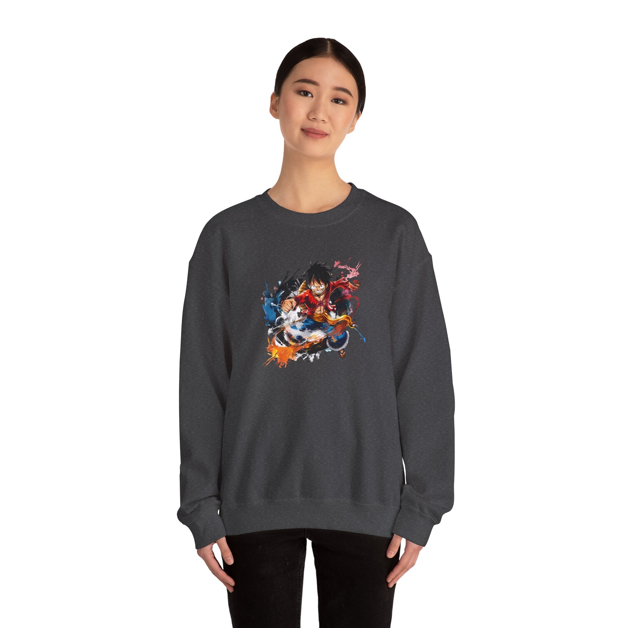 Anime Crewneck Sweatshirt - Cool One Piece Design