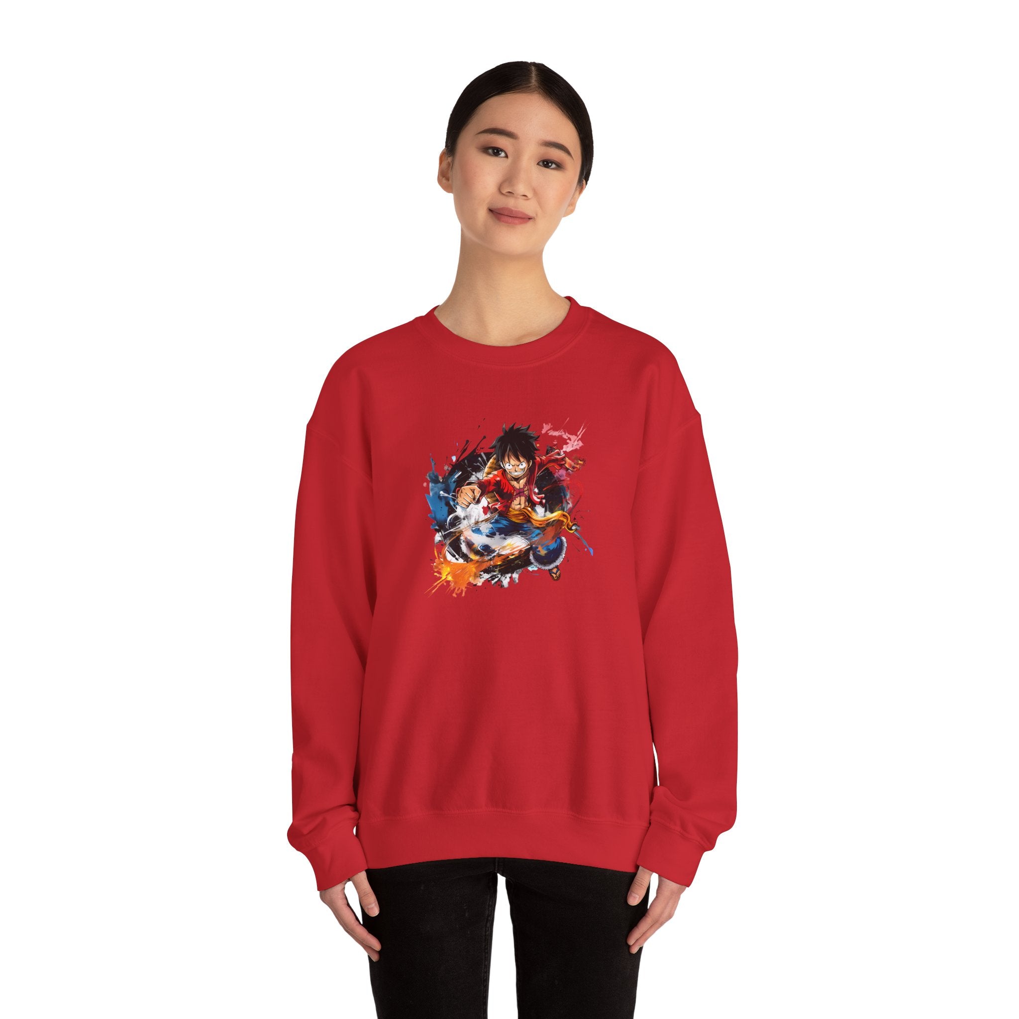 Anime Crewneck Sweatshirt - Cool One Piece Design