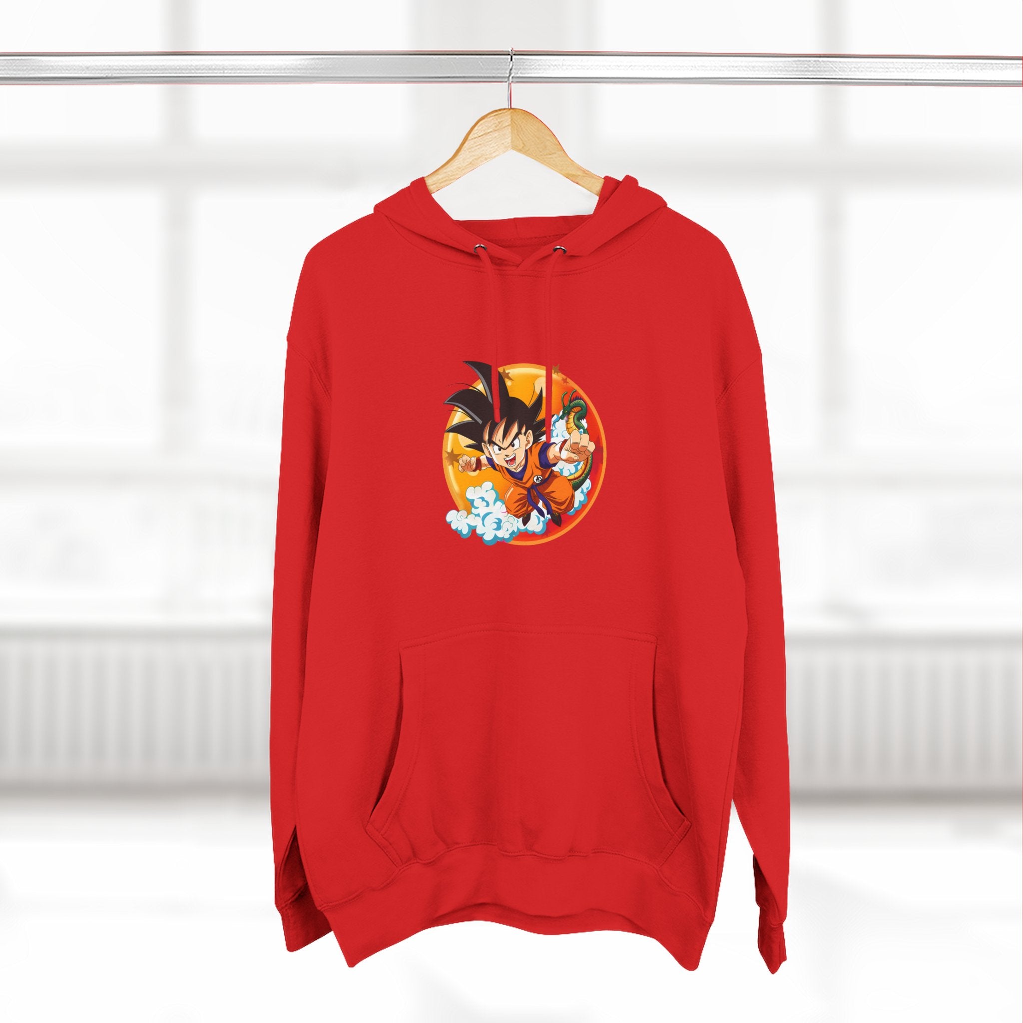 Fleece Hoodie Dragon Ball Son Goku Design