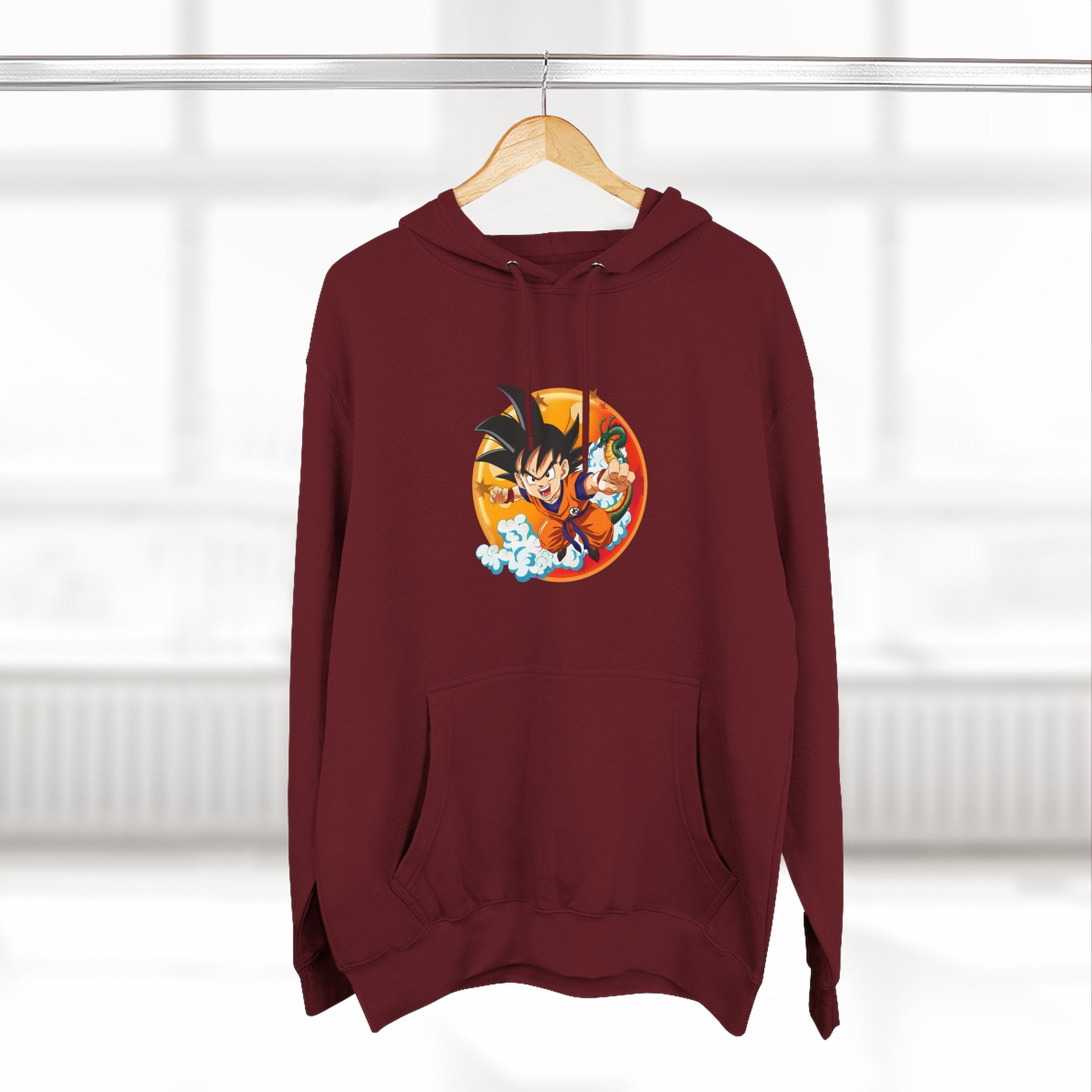 Fleece Hoodie Dragon Ball Son Goku Design