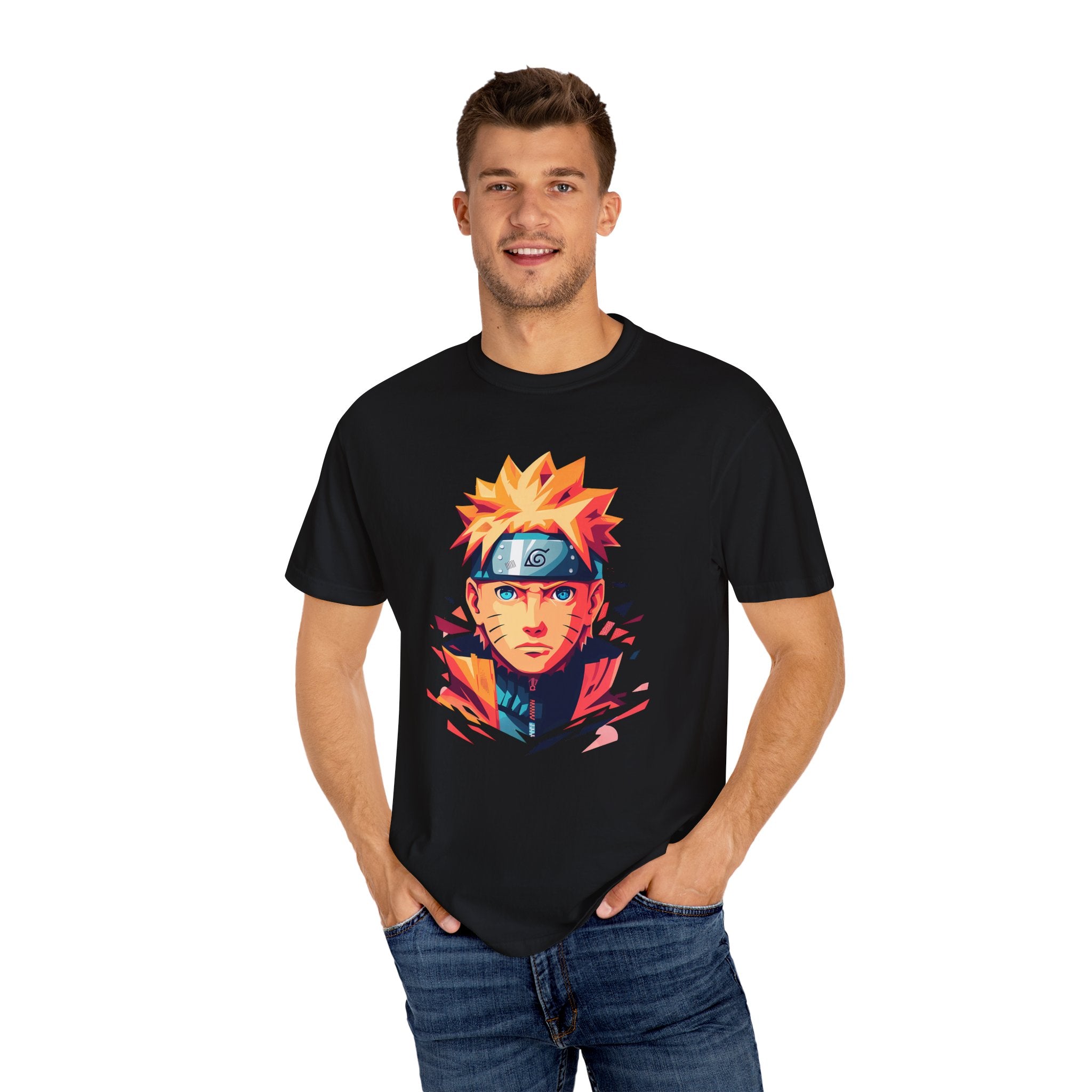 Naruto Inspired Unisex T-Shirt, Casual Wear, Anime Merchandise, Gift for Fans, Summer Style, Comfortable Tee