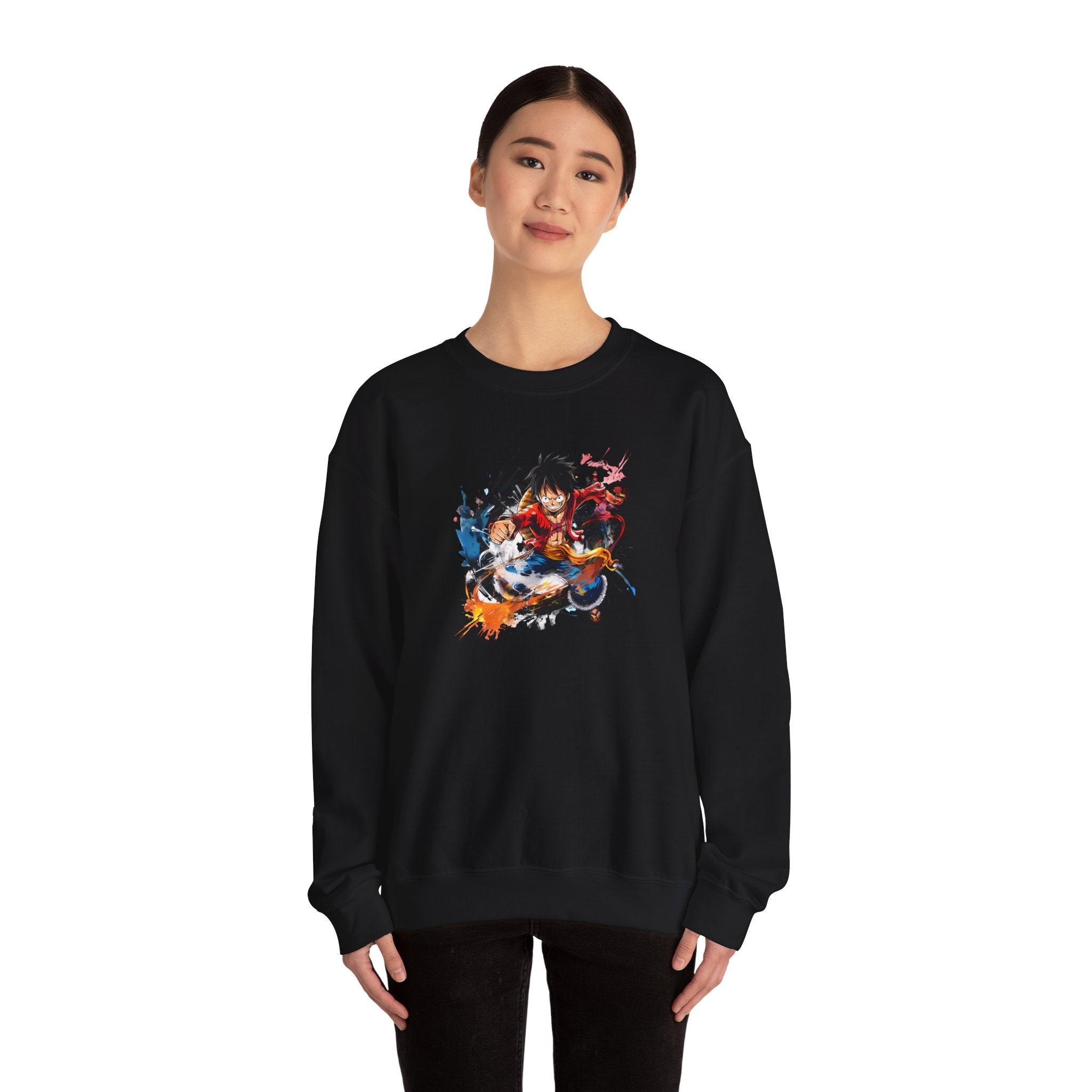 Anime Crewneck Sweatshirt - Cool One Piece Design