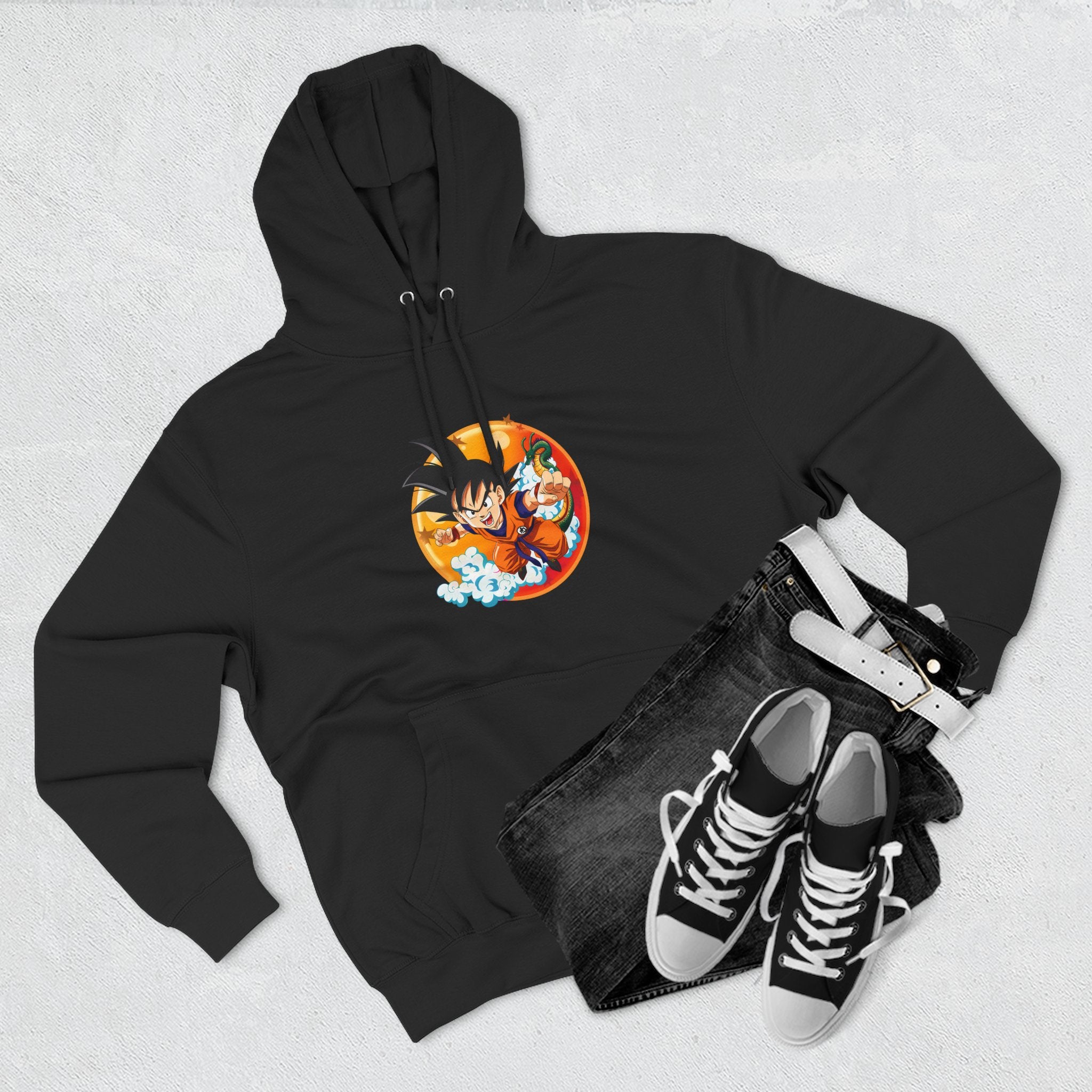 Fleece Hoodie Dragon Ball Son Goku Design