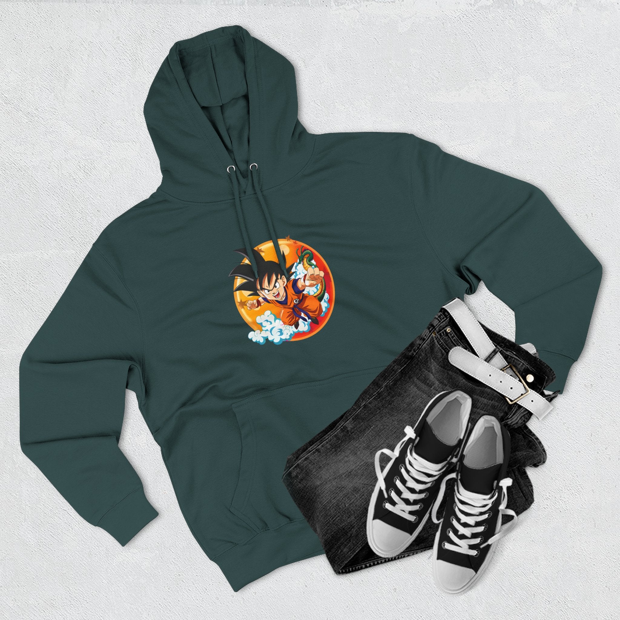 Fleece Hoodie Dragon Ball Son Goku Design
