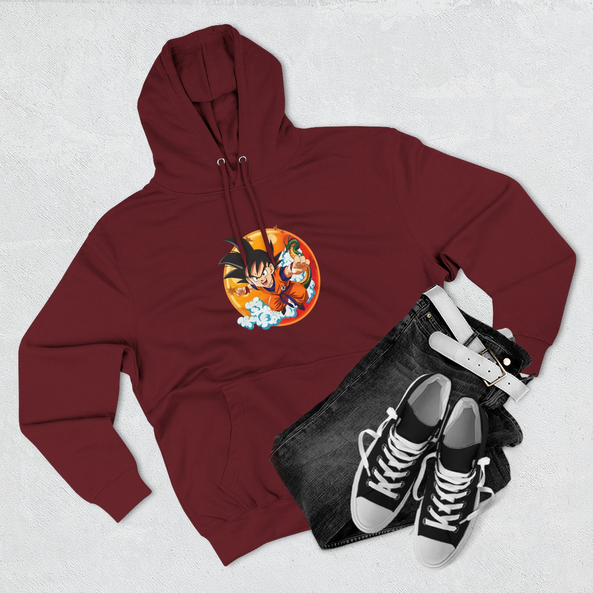 Fleece Hoodie Dragon Ball Son Goku Design