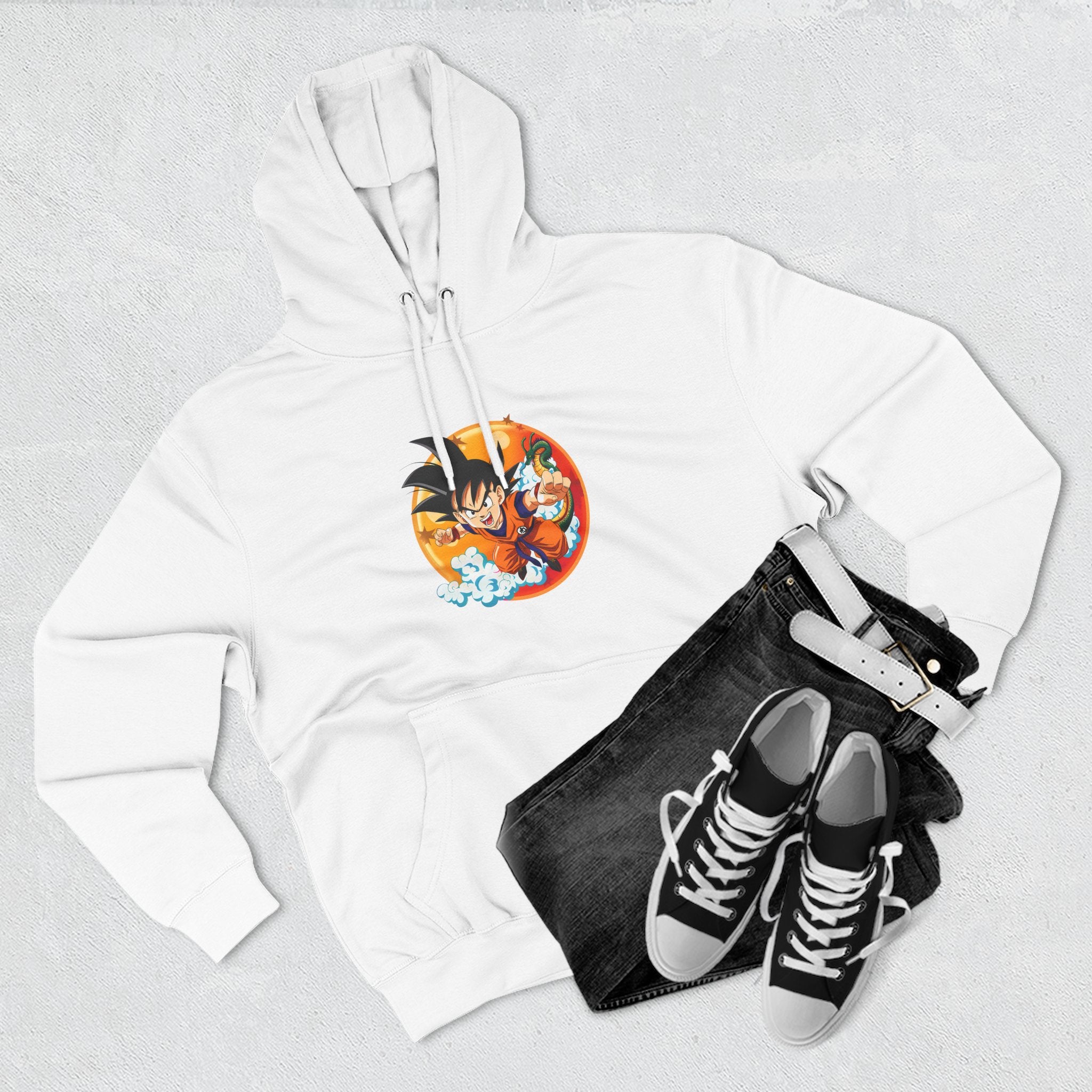 Fleece Hoodie Dragon Ball Son Goku Design
