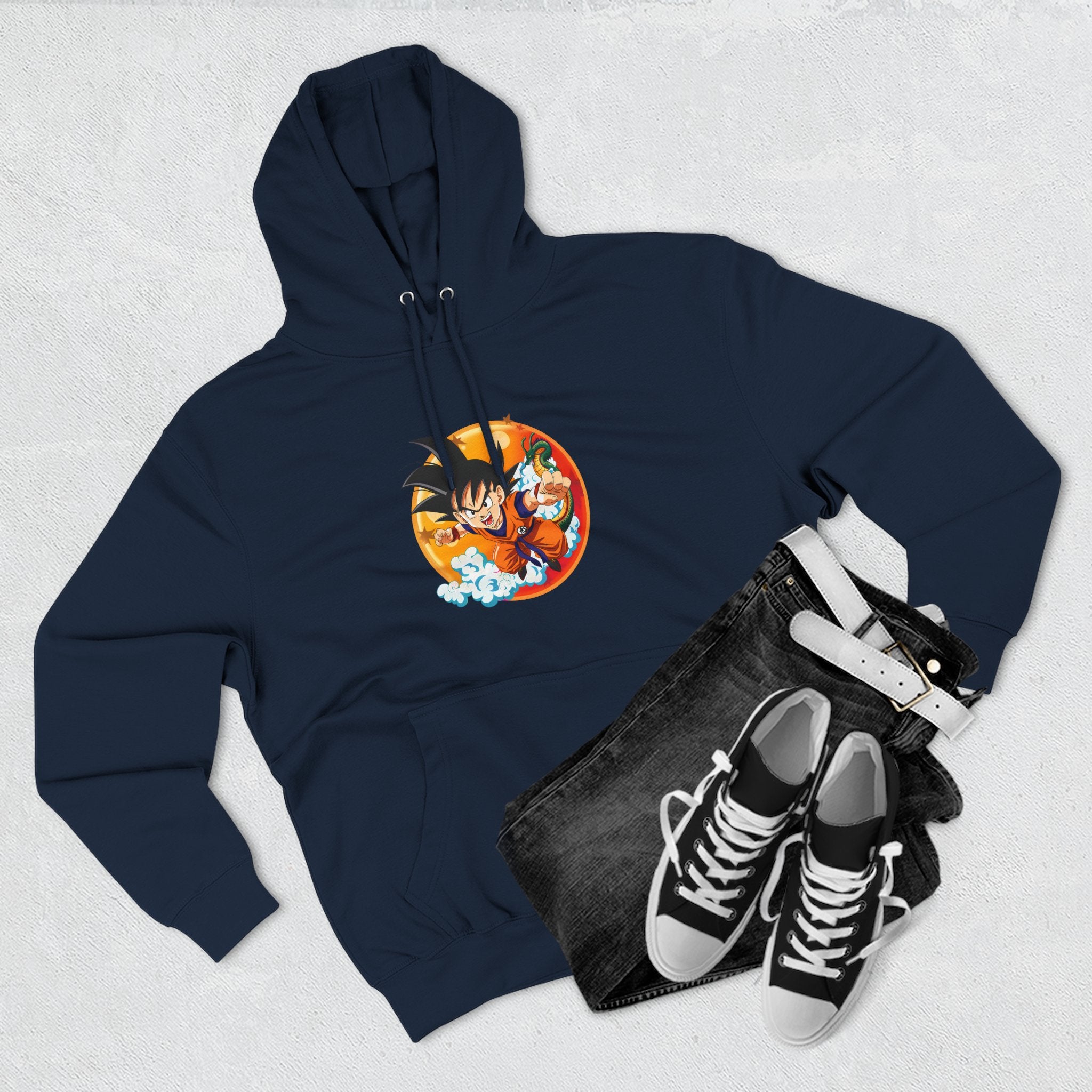 Fleece Hoodie Dragon Ball Son Goku Design