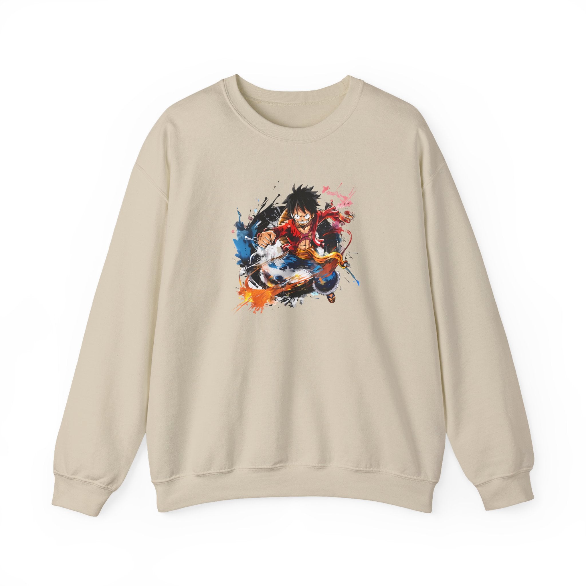 Anime Crewneck Sweatshirt - Cool One Piece Design