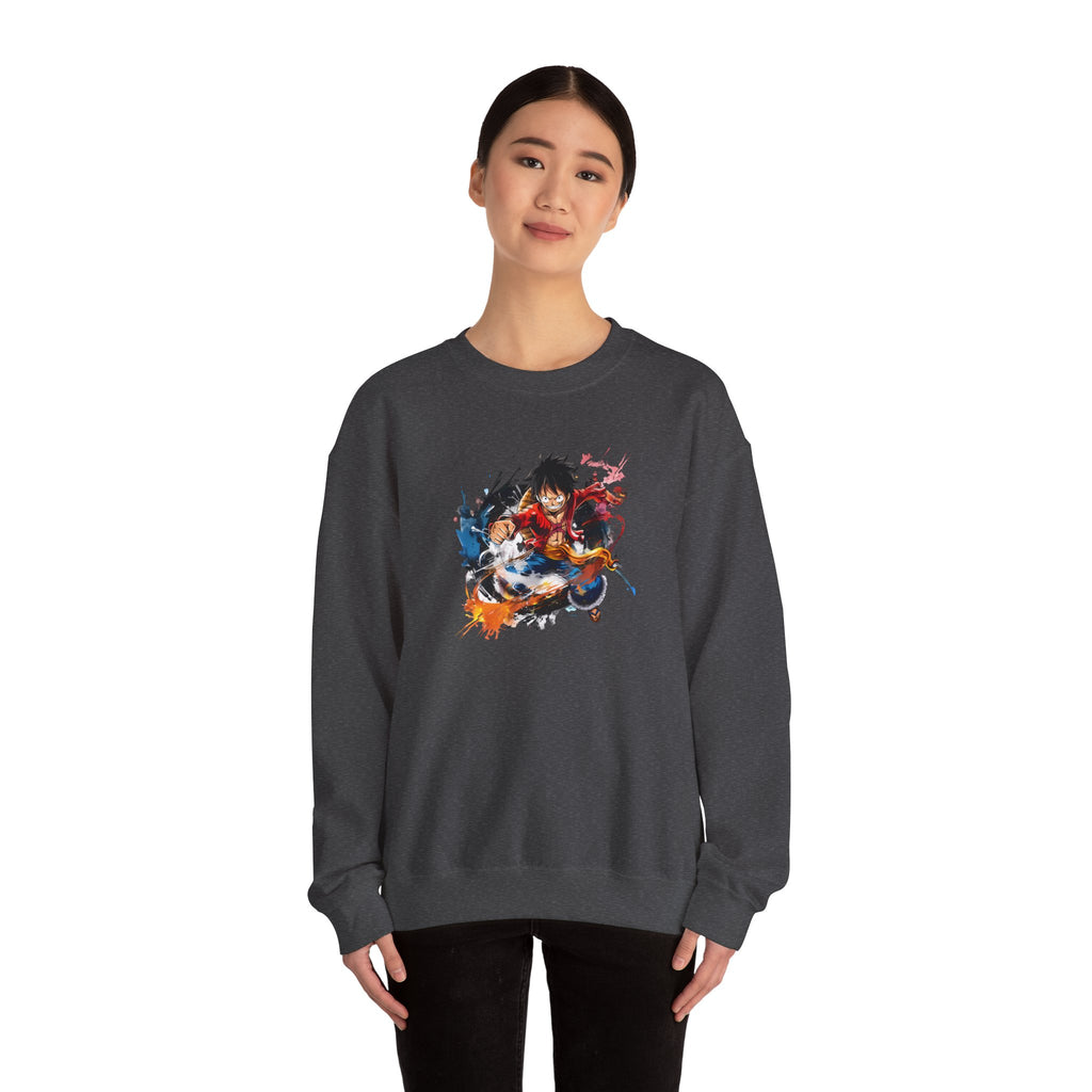 Anime Crewneck Sweatshirt - Cool One Piece Design