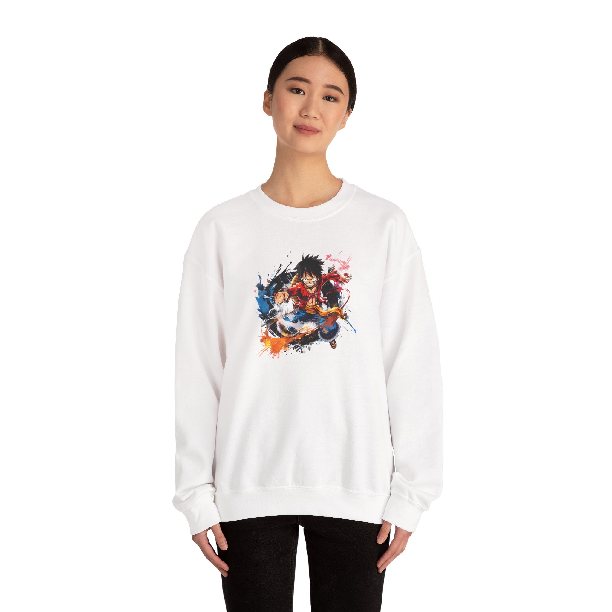 Anime Crewneck Sweatshirt - Cool One Piece Design
