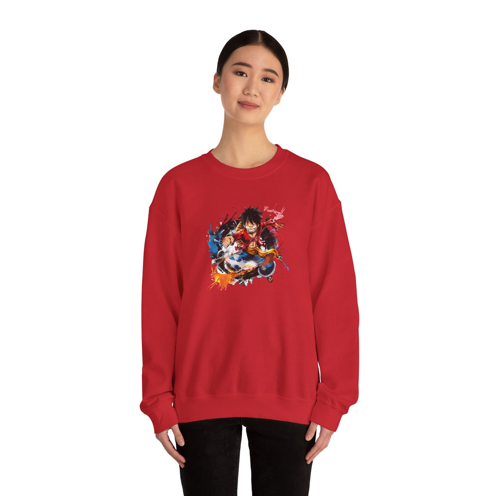 Anime Crewneck Sweatshirt - Cool One Piece Design