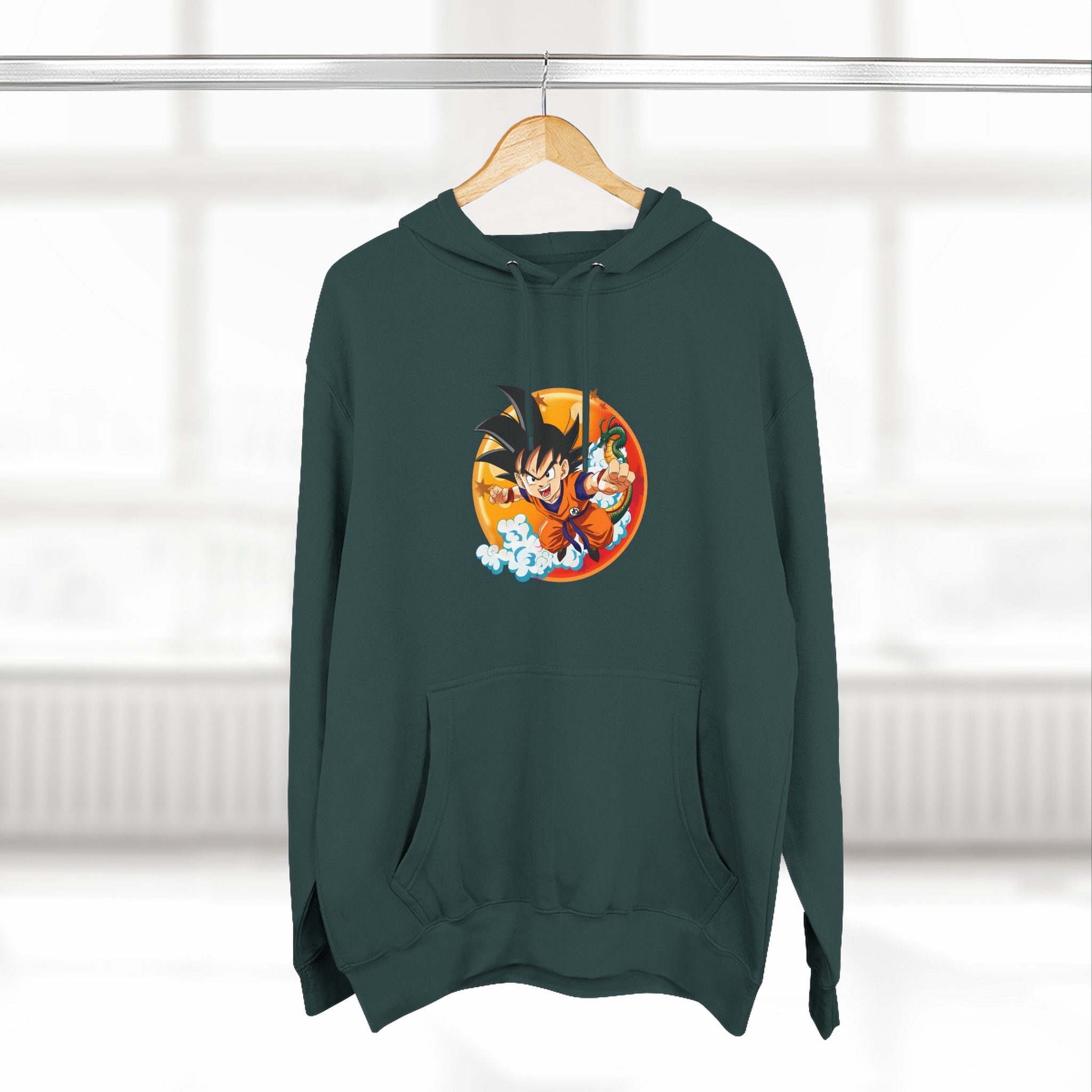 Fleece Hoodie Dragon Ball Son Goku Design