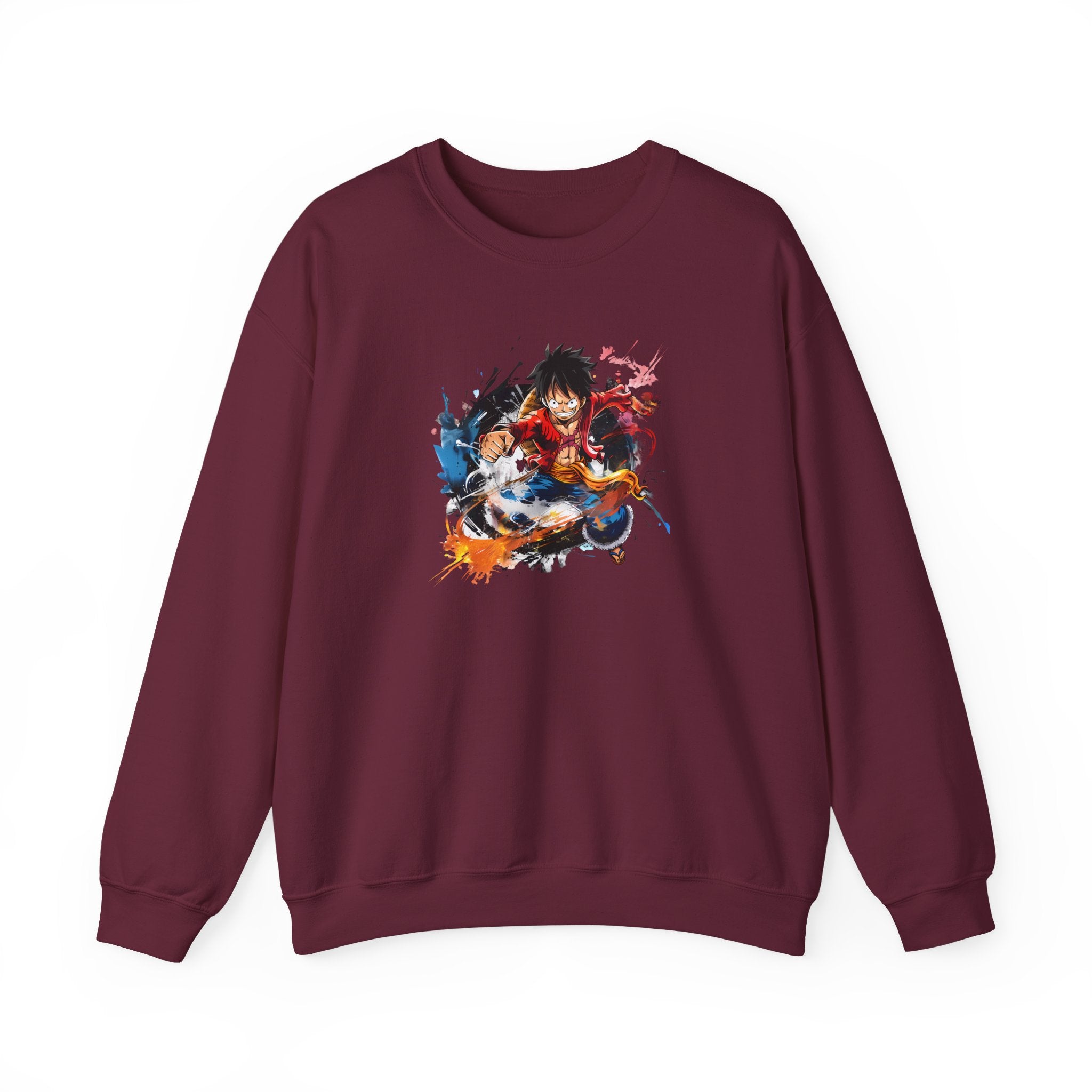 Anime Crewneck Sweatshirt - Cool One Piece Design
