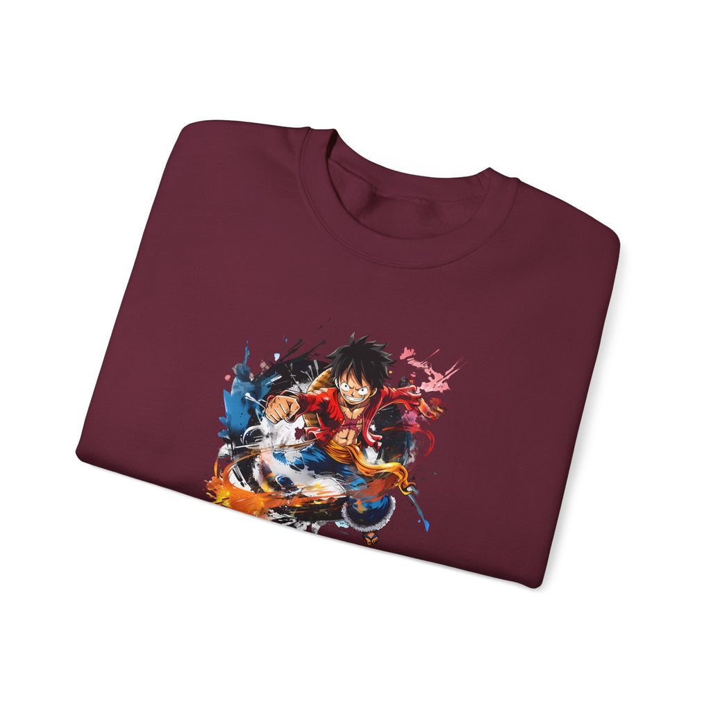 Anime Crewneck Sweatshirt - Cool One Piece Design